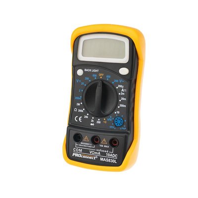 Proconnect Мультиметр цифровой Proconnect Mas830l (dt850l) карманный 