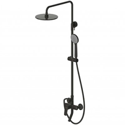 Bravat Душевая система Bravat Rhein F6429564BW-A-ENG Черный матовый F6429564BW-A-ENG