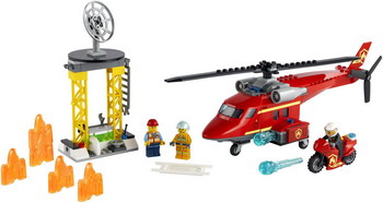 LEGO Конструктор Lego CITY ''Спасательный пожарный вертолёт'' 60281 