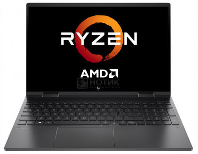 HP Ноутбук HP Envy x360 15-ee0015ur (15.60 IPS (LED)/ Ryzen 7 4700U 2000MHz/ 16384Mb/ SSD / AMD Radeon Graphics 64Mb) MS Windows 10 Home (64-bit) [2X0J7EA] 2X0J7EA