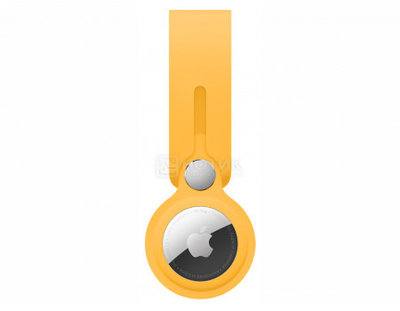 Apple Чехол Apple AirTag Loop Sunflower, брелок-подвеска для AirTag MK0W3ZM/A, Полиуретан, Желтый MK0W3ZM/A