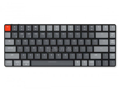 Keychron Клавиатура механическая беспроводная Keychron K3, Bluetooth, RGB, Red Switch, Черный/Серый K3E1 K3E1