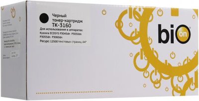Bion Картридж BiON TK-3160, 12500 стр, черный TK-3160