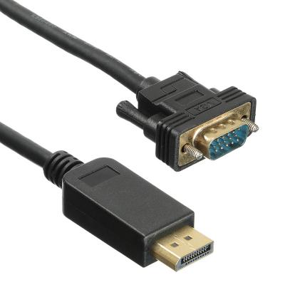 Бюрократ Кабель VGA DisplayPort 2м Бюрократ BHP DPP_VGA-2 круглый черный BHP DPP_VGA-2