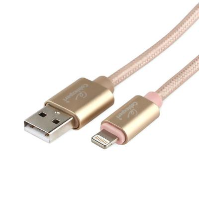 Gembird Кабель Cablexpert для Apple CC-U-APUSB01Gd-3M, AM/Lightning, серия Ultra, длина 3м, золотой, блистер Gembird CC-U-APUSB01Gd-3M