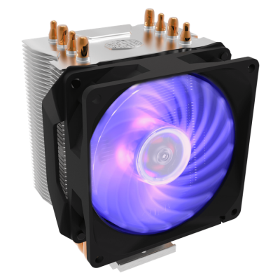 Cooler Master Cooler Master CPU Cooler , 600-2000 RPM, RGB fan, 120W, Full Socket Support Hyper H410R 