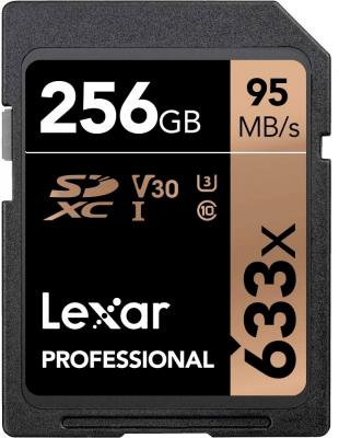 Lexar Карта памяти Lexar Professional 633x SDXC LSD256CB633 256GB LSD256CB633