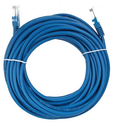 Aopen Патч корд 10 м AOpen/Qust UTP 5е RJ45 интернет кабель 10 метров LAN сетевой Ethernet патчкорд синий (ANP511_10M_B) 