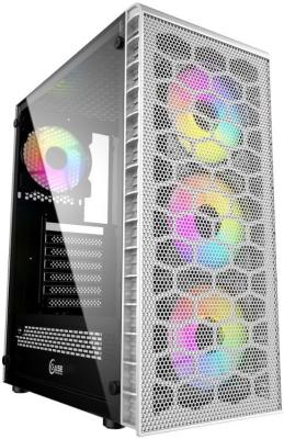 PowerCase Powercase Корпус Mistral Z4 С White, Tempered Glass, Mesh, 4x 120mm 5-color LED fan, белый, ATX () CMIZ4CW-L4 