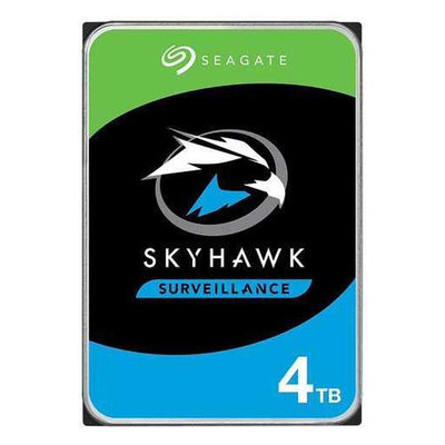 Seagate Жесткий диск SEAGATE Skyhawk , 4ТБ, HDD, SATA III, 3.5" ST4000VX013 