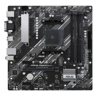 ASUS Материнская плата ASUS , SocketAM4, AMD A520, mATX, Ret PRIME A520M-A II 
