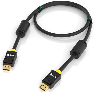 Greenconnect Кабель GCR Display Port - Display Port M-M 3м (GCR-51915) Greenconnect GCR-51915 PROF 3.0m DisplayPort v1.4 8K 60Hz (черный) 