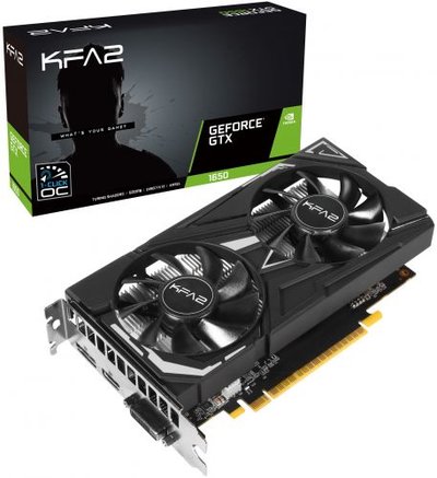 KFA2 Видеокарта PCI-E KFA2 65SQL8DS66EK 4GB GDDR6 128bit 12nm 1410/12000MHz DP/HDMI/DVI-D GeForce GTX 1650 EX 65SQL8DS66EK