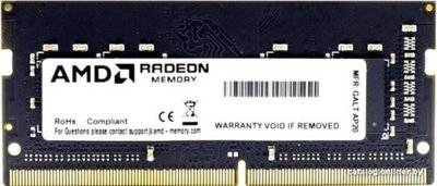 Amd Модуль памяти SODIMM DDR4 16GB AMD PC4-25600 3200MHz CL22 1.2V Retail R9416G3206S2S-U 
