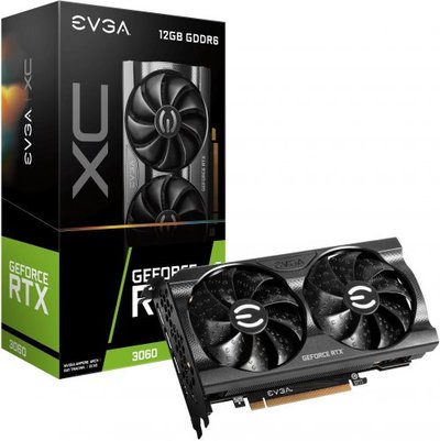 EVGA Видеокарта PCI-E EVGA 12G-P5-3657-KR 12GB GDDR6 192bit 8nm 1320/15000MHz HDMI/3*DP RTL GeForce RTX 3060 XC GAMING 12G-P5-3657-KR