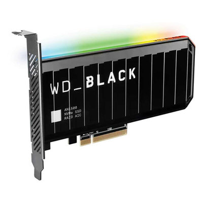 WD SSD накопитель WD Black AN1500 4ТБ, PCI-E AIC (add-in-card), PCI-E x8, NVMe WDS400T1X0L 