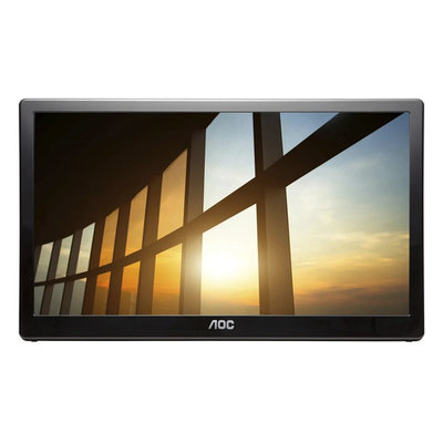 AOC Монитор AOC Style 15.6", черный I1659FWUX 