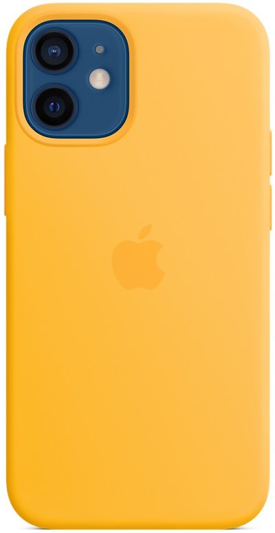Apple Клип-кейс Apple Silicone MagSafe для iPhone 12 mini (ярко-желтый) MKTM3ZE/A