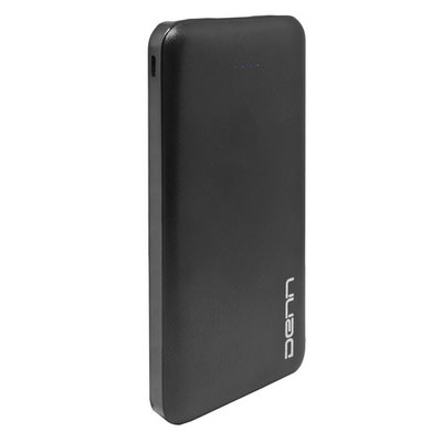 DENN Внешний аккумулятор (Power Bank) DENN , 10000мAч, черный DPB10000 