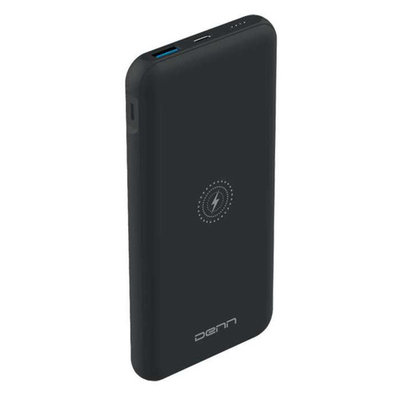DENN Внешний аккумулятор (Power Bank) DENN DPB10006, 10000мAч, черный [dpb10006qi] 