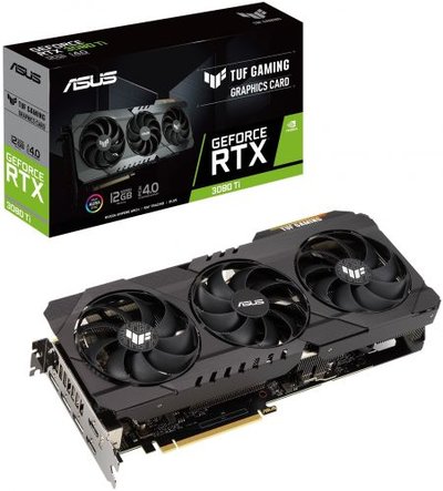 ASUS Видеокарта PCI-E ASUS 12GB GDDR6X 384bit 2*HDMI/3*DP GeForce RTX 3080 Ti TUF Gaming (TUF-RTX3080TI-12G-GAMING) TUF-RTX3080TI-12G-GAMING