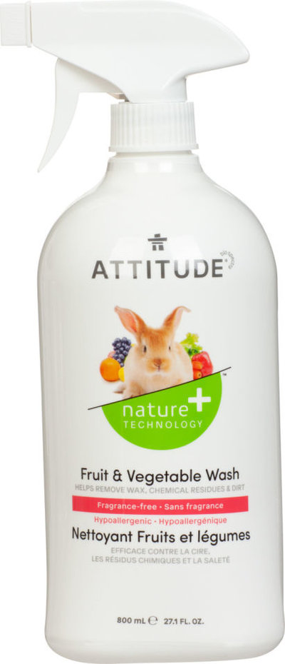Attitude Спрей Attitude для мытья овощей и фруктов 800мл 