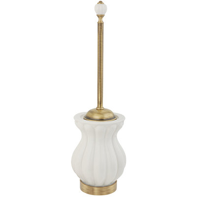 Migliore Ершик для унитаза Migliore Olivia ML.OLV-60.613.BI.BR Бронза Белый ML.OLV-60.613.BI.BR