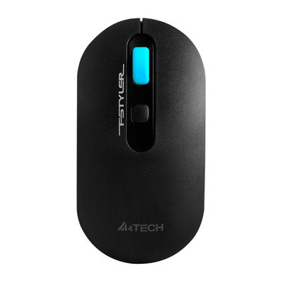 A4Tech Мышь A4TECH Fstyler FG20, оптическая, беспроводная, USB, синий и черный [fg20 blue] 