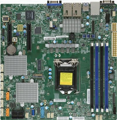 Supermicro Материнская плата mATX Supermicro MBD-X11SSH-CTF-O 
