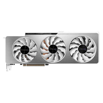 Gigabyte Видеокарта GIGABYTE NVIDIA GeForce RTX 3080 , LHR, 10ГБ, GDDR6X, OC, LHR, Ret GV-N3080VISION OC-10GD 2.0 