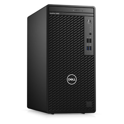 Dell Компьютер DELL Optiplex 3080, Intel Core i5 10505, DDR4 8ГБ, 1000ГБ, Intel UHD Graphics 630, DVD-RW, Windows 10 Professional, черный [3080-2743] 