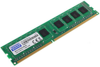 GoodRam Оперативная память GOODRAM 4GB DDR3 PC3-10600 (GR1333D364L9S/4G) DDR3 GR1333D364L9S/4G 4GB GR1333D364L9S/4G