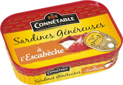 Connetable Сардины Connetable Genereuse в соусе эскабече 140г 