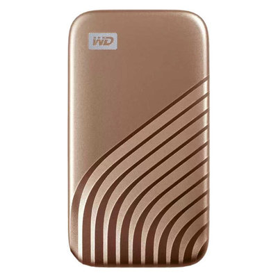 WD Внешний диск SSD WD My Passport , 500ГБ, золотистый WDBAGF5000AGD-WESN 