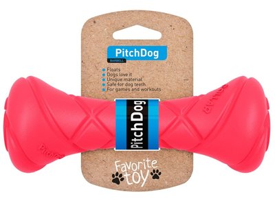 Collar Игрушка для собак Collar PitchDog Гантель для апортировки розовая 