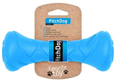 Collar Игрушка для собак Collar PitchDog Гантель для апортировки голубая 