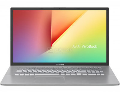 ASUS Ноутбук ASUS VivoBook 17 X712FA-BX727T (17.30 TN (LED)/ Core i3 10110U 2100MHz/ 4096Mb/ SSD / Intel UHD Graphics 64Mb) MS Windows 10 Home (64-bit) [90NB0L61-M15590] 90NB0L61-M15590