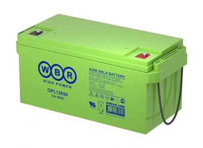 WBR Аккумулятор WBR GPL12650 GPL12650 WBR