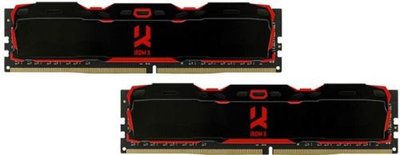 GoodRam Модуль памяти DDR4 16GB (2*8GB) GoodRAM IRDM X PC4-25600 3200MHz CL16 радиатор 1.35V IR-X3200D464L16SA/16GDC 