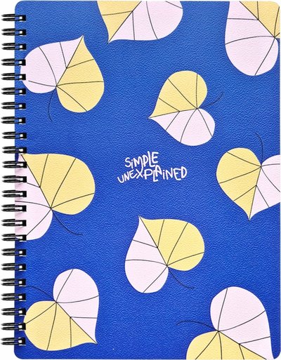 Доминанта Тетрадь общая на спирали "Simple. Листья", 96 листов, клетка (N2587) Доминанта 