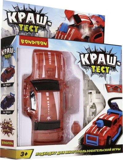 Bondibon Инерционная машинка "Краш-тест" (ВВ4241) Bondibon 