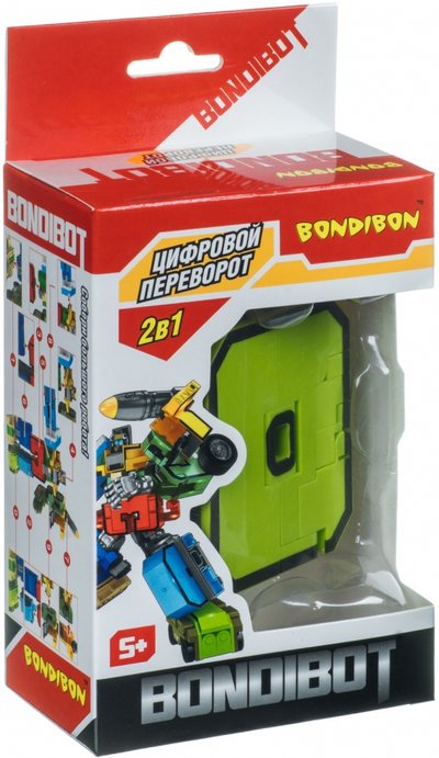 Bondibon Трансформер 2в1 "BONDIBOT. Цифра 0" (YB188-35E/ВВ4348) Bondibon 