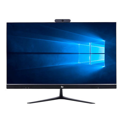 iRU Моноблок IRU Office P2313, 23.8", Intel Core i3 10100, 8ГБ, 240ГБ SSD, Intel UHD Graphics 630, Windows 10 Professional, черный [1551258] 