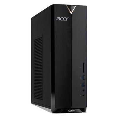 Acer Компьютер ACER Aspire XC-830, Intel Pentium J5040, DDR4 4ГБ, 256ГБ(SSD), Intel UHD Graphics 605, CR, Windows 10, черный [dt.bdser.00b] 