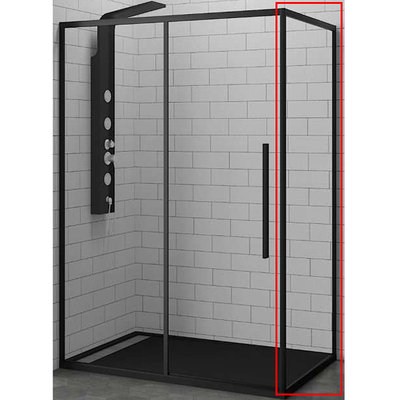 Rgw Душевая стенка RGW Z-05B 70 32220570-14 профиль Черный стекло прозрачное 32220570-14
