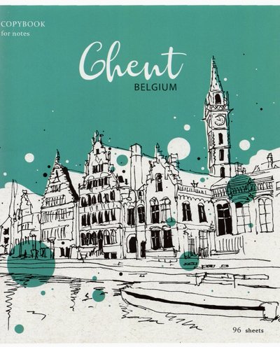 Спейс Тетрадь 96л,лин. "City sketches" ассорт Т96л_36460 Спейс 