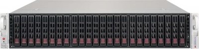 Supermicro Корпус серверный 2U Supermicro 24*2.5" HS HDD for JBOD, 650W CSE-216BE1C-R609JBOD 