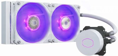 Cooler Master Система охлаждения жидкостная Cooler Master MasterLiquid ML240L V2 RGB White Edition MLW-D24M-A18PC-RW