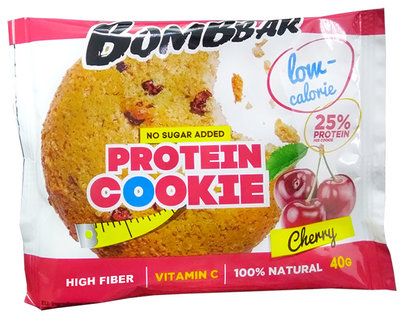 Bombbar Печенье Bombbar неглазированное Вишня 40г 