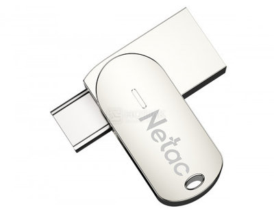Netac Флешка Netac U785С, 64Gb, USB 3.0/USB Type-C, Серебристый NT03U785C-064G-30PN NT03U785C-064G-30PN